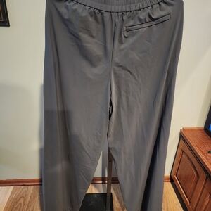 Athleta Gray Straight-Leg Trousers